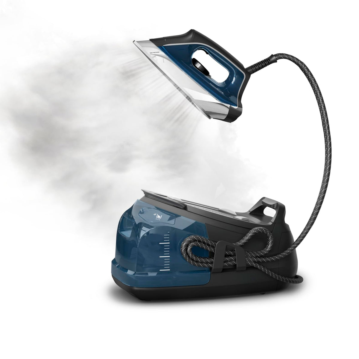 Rowenta Steam Station Iron Steamer for Clothes, 1800 Watts, Blue, DG8624