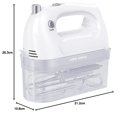 Lord Eagle Hand Mixer Electric Handheld 400W, 5-Speed Lightweight 🍁 All In One Marketplace Canada