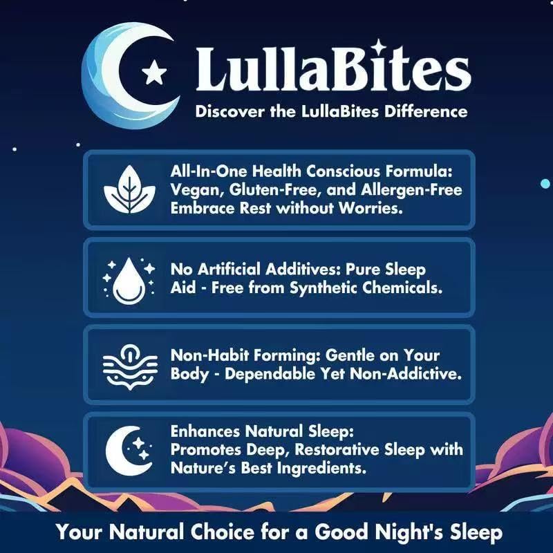 Strawberry Star-Shaped Sleep Support Gummies – 60 Sugar-Free, Gluten-Free Pieces