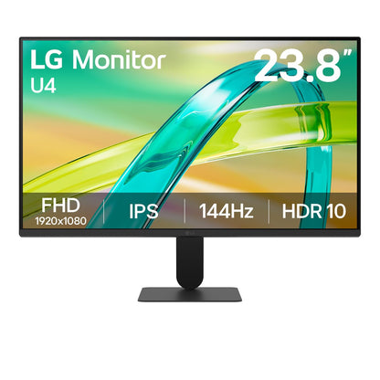LG 23.8" Gaming Monitor 24U411B-B FHD (1920x1080) IPS 144Hz