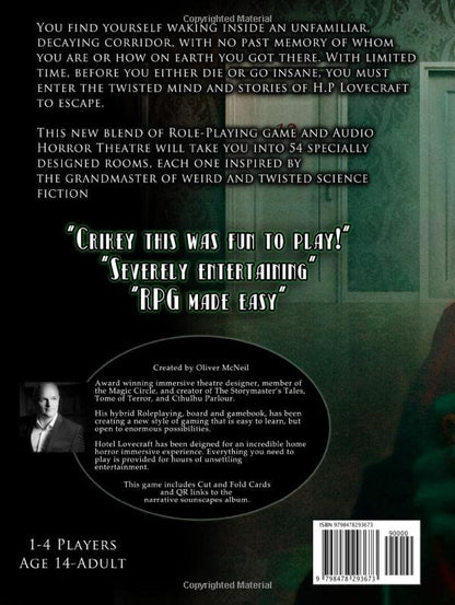 Cthulhu Parlour : Hotel Lovecraft : Livre-jeu d'horreur audio. En solo ou de 2 à 4 joueurs. Pas seulement pour Halloween, un JDR facile pour les 12 ans et plus.
