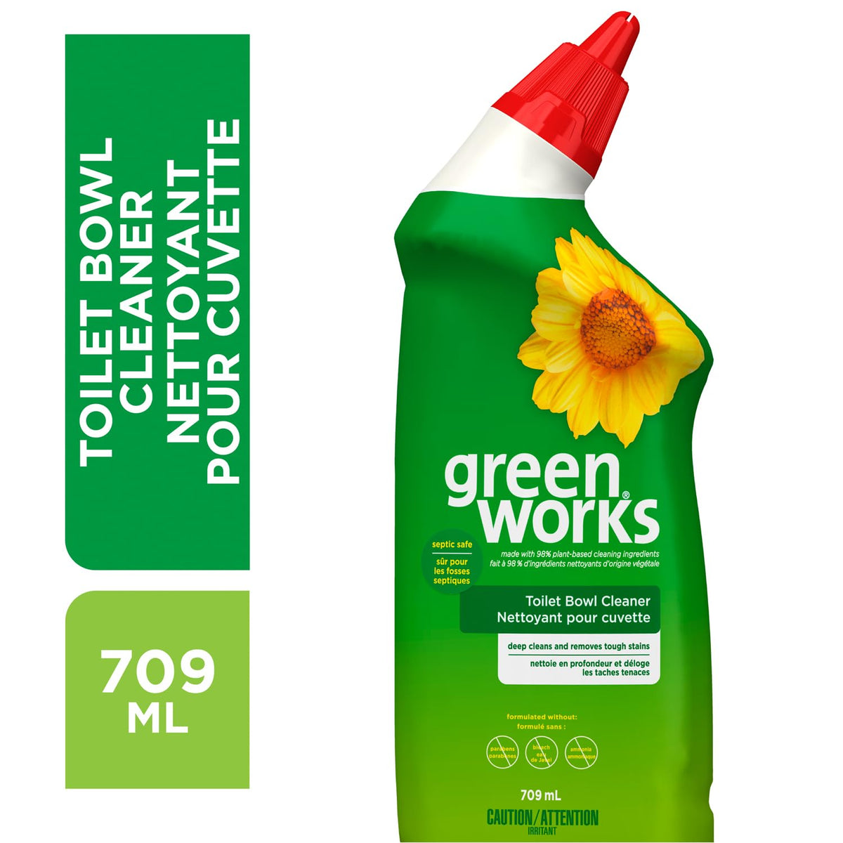 Green Works Toilet Bowl Cleaner, 6/709mL