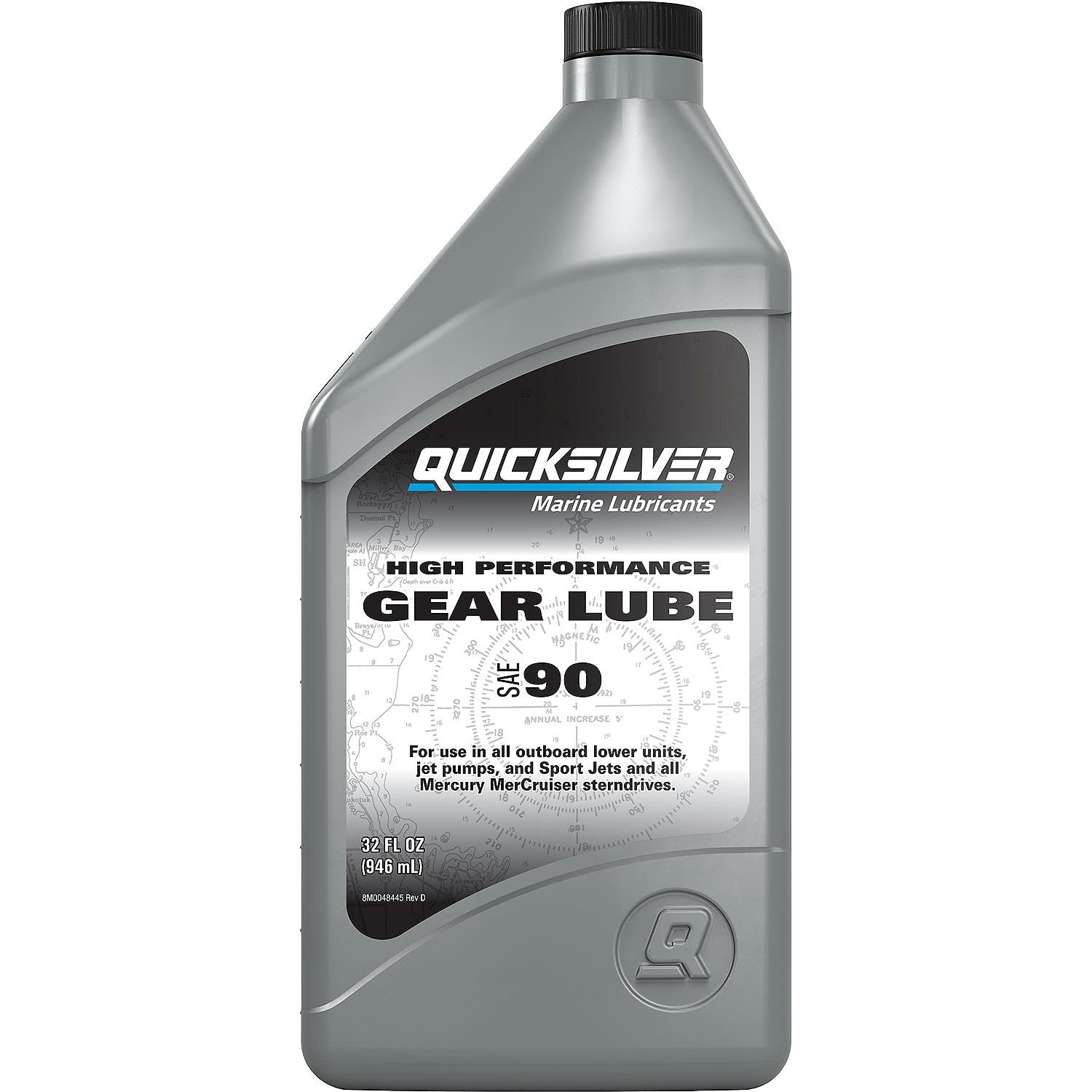 Quicksilver 92-858064Q01 High Performance Gear Lube Quicksilver