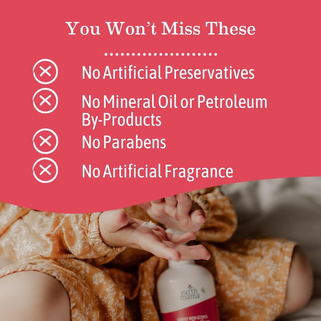 Earth Mama - Simply Non-Scents Baby Lotion for Dry Skin - 240 ml 🍁 All In One Marketplace Canada