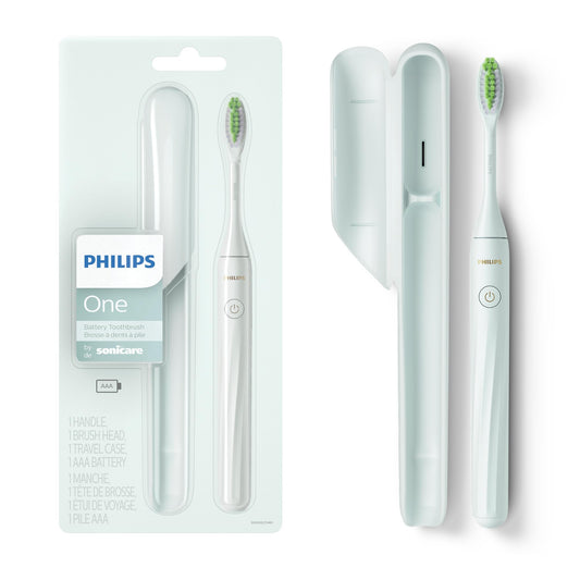 PHILIPS One By Sonicare Battery Toothbrush, Mint, Hy1100/03, 1 Count 🍁 All In One Marketplace Canada Philips Sonicare