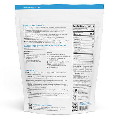 King Arthur Gluten-Free Bread Flour – 1:1 Replacement for Yeast Breads, 2 lb Bag