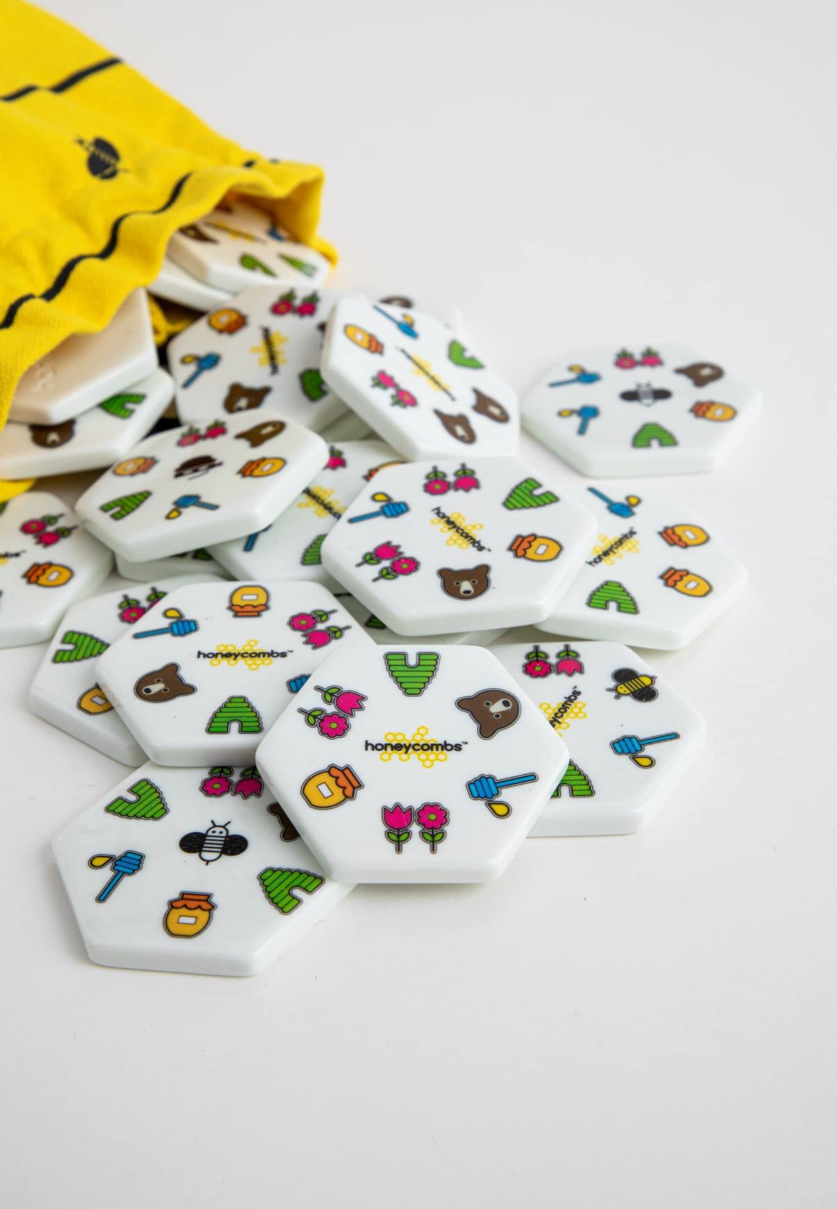 Honeycombs Game, Award Winning Tile Matching Game for Kids & Families, Educational STEM Toy for Cognitive Development, 3 Ways to Play, Mensa Recommended Game with 52 Tactile Tiles, Ages 6+,1-8 Players - Available at All In One Marketplace Canada
