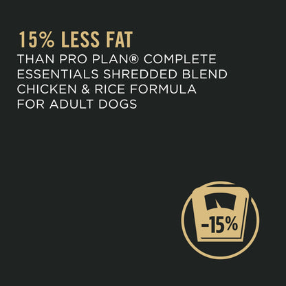 Purina Pro Plan Weight Management Dry Dog Food, Shredded Blend Chicken - 2.72 kg Bag Pro Plan
