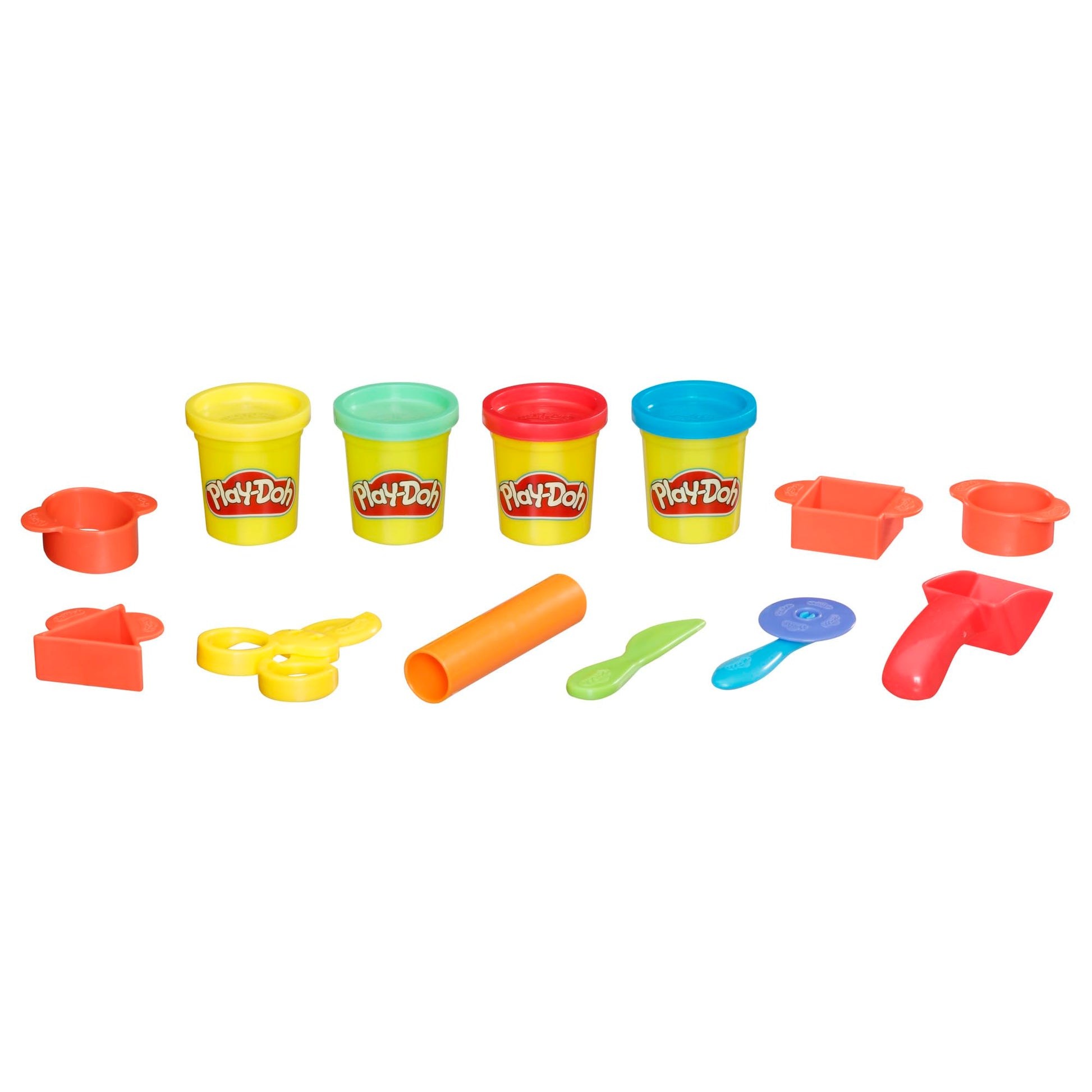 Play-Doh Starter Set 9-Piece Kit with Storage Tote & 4 Modeling Compound Cans, Arts and Crafts Toys for Kids 3 Years & Up, Preschool Toys - Available at All In One Marketplace Canada