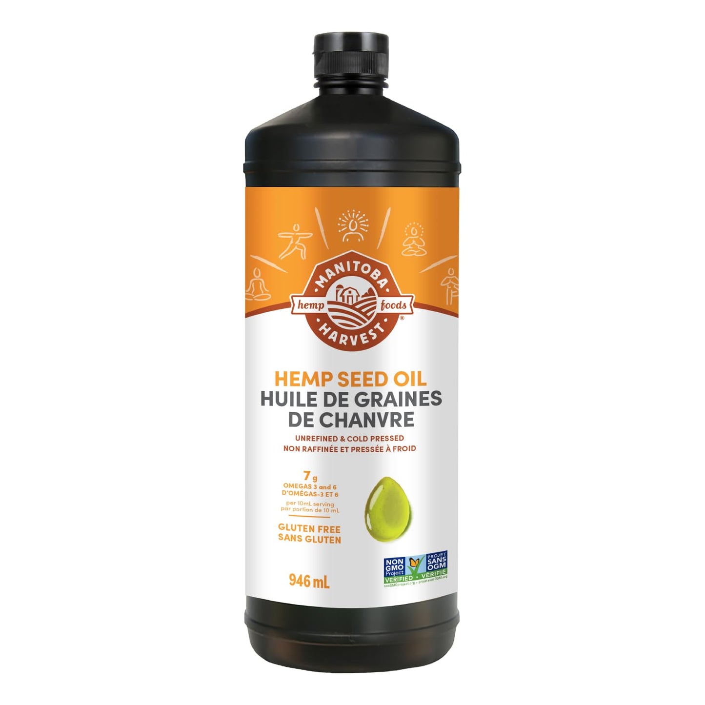 Manitoba Harvest Hemp Seed Oil, 946 ml Manitoba Harvest