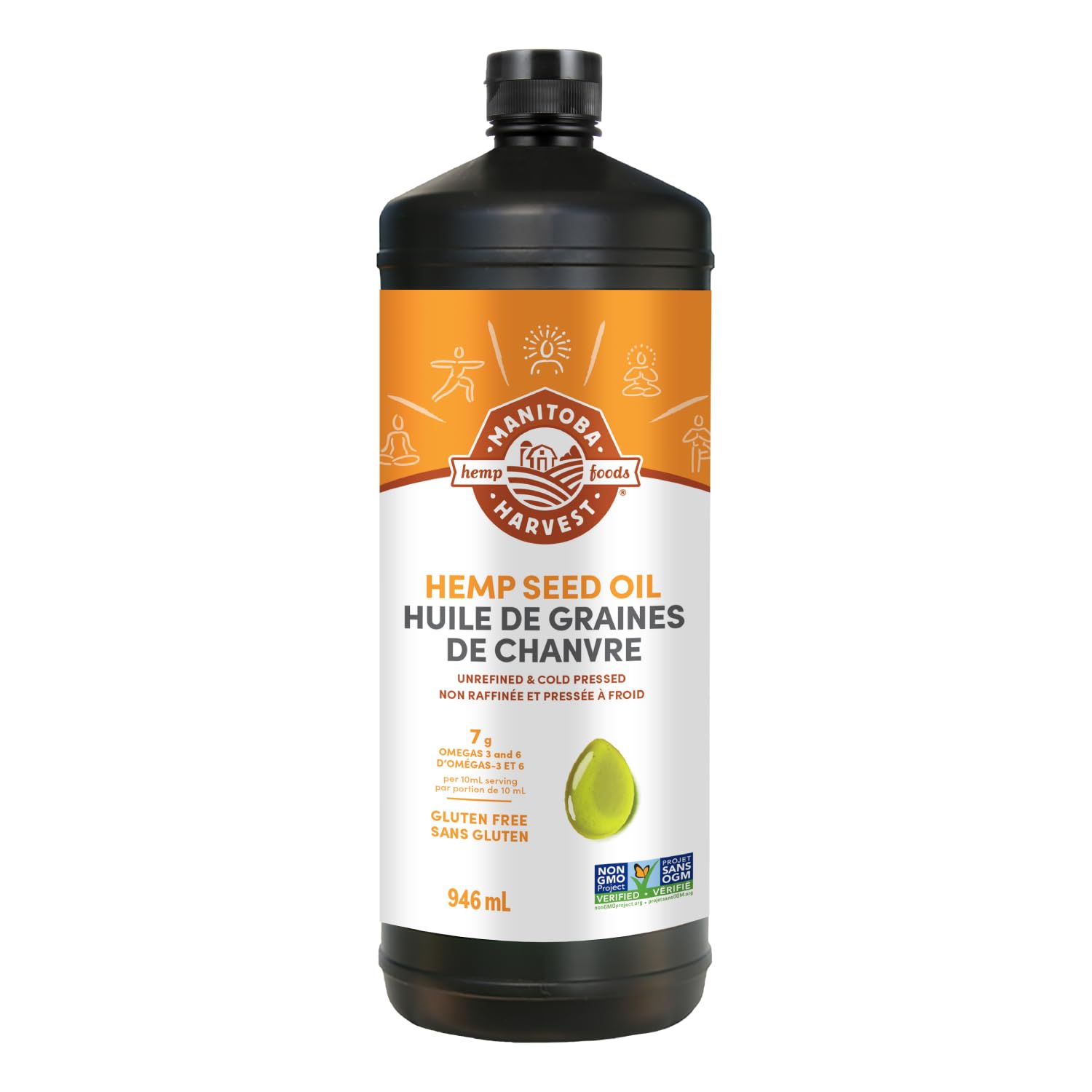 Manitoba Harvest Hemp Seed Oil, 946 ml Manitoba Harvest