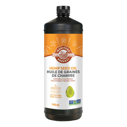 Manitoba Harvest Hemp Seed Oil, 946 ml Manitoba Harvest