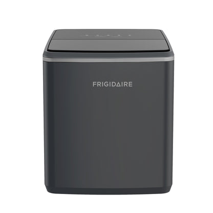 Frigidaire, Countertop Ice Maker, 26 lbs per Day – Fast Bullet Ice Making Machine with Touch Display, 9 Pieces in 7–15 Minutes, Portable Ice Machine for Home Kitchen, Office & RV, Grey