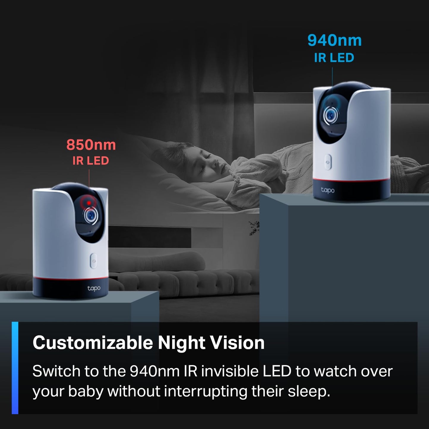 Tapo 2K QHD Pan/Tilt Indoor Security WiFi Camera, 360° Panoramic View, Human & Pet AI Detection, Night Vision w/Starlight Sensor, Physical Privacy Mode, Works w/Alexa & Google (Tapo C225)