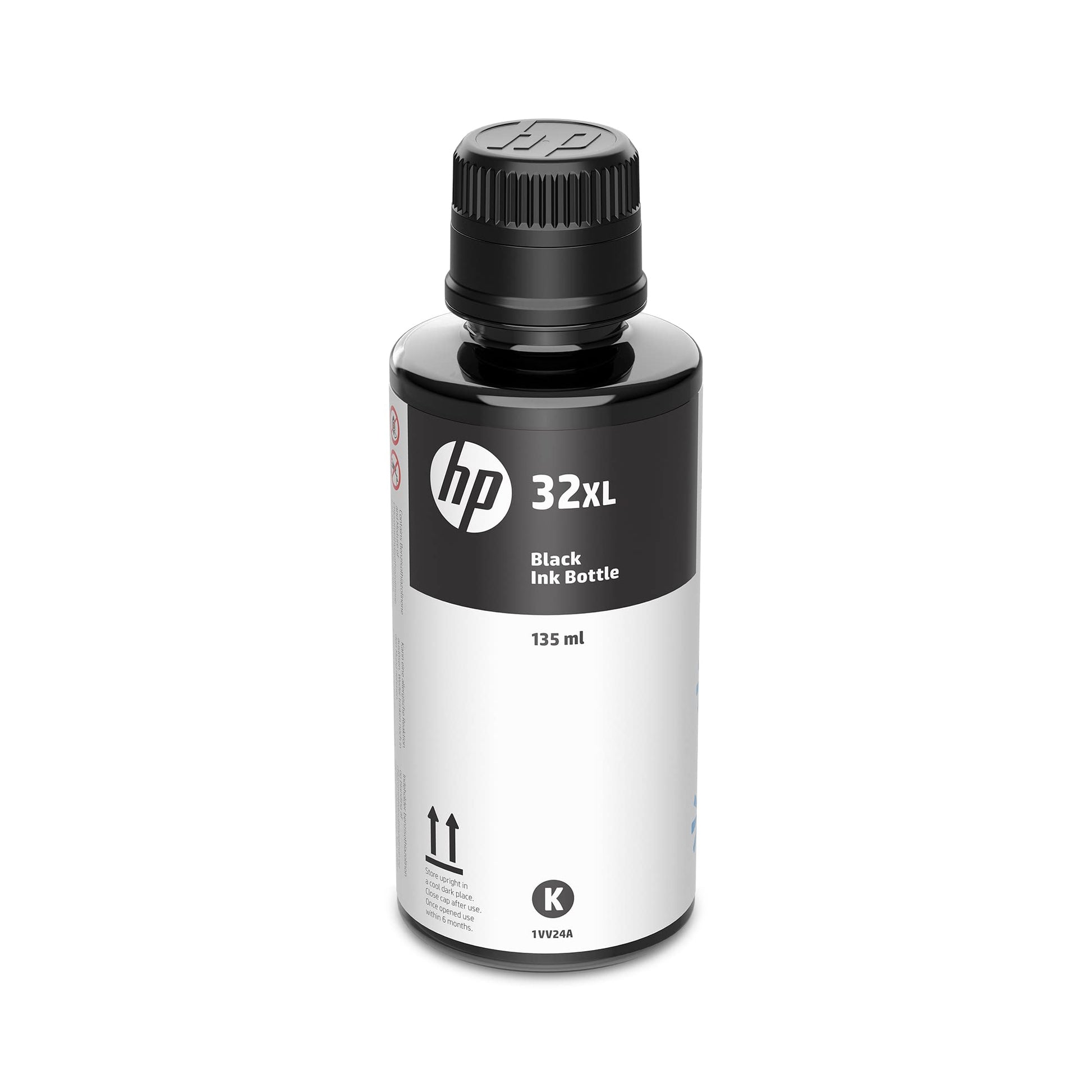 HP 32XL Black Ink Bottle, 135ml (1VV24AN) HP