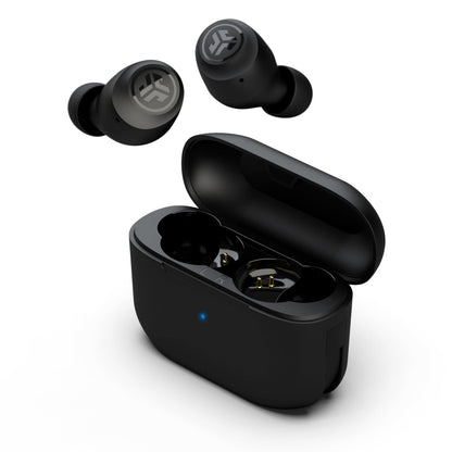 JLab Go Air Pop+, True Wireless Earbuds, Bluetooth Earbuds with Microphone, Dual Connect, EQ3 Sound, Black - Available at All In One Marketplace Canada