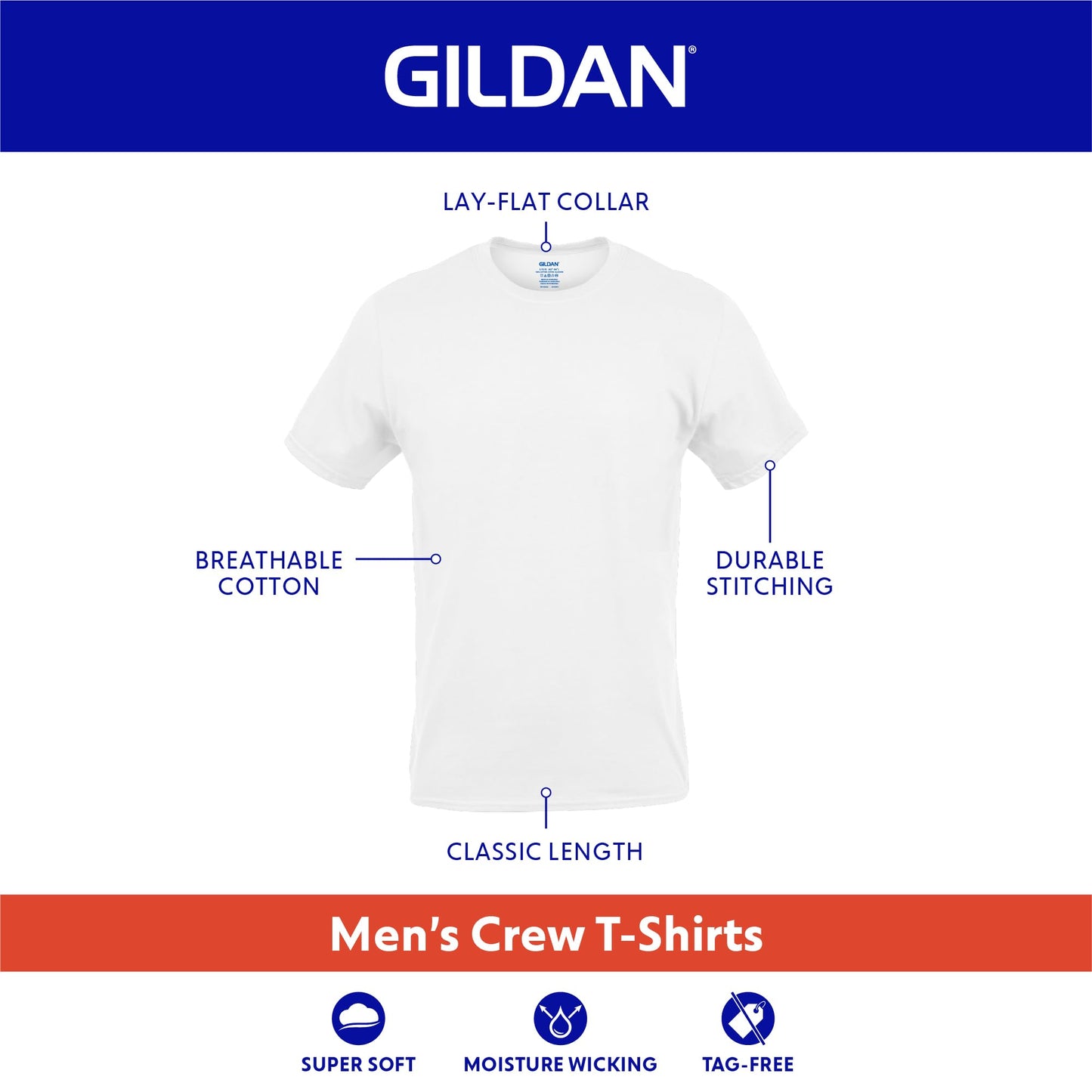 T-shirts ras du cou Gildan pour hommes, paquets multiples, modèle G1100, Noir/Gris Sport/Vert Militaire (paquet de 5), TT-Grand