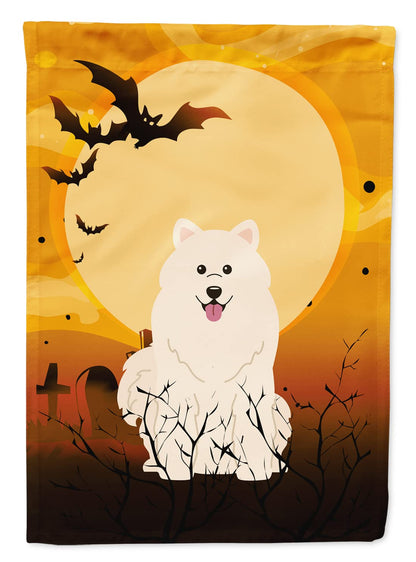 Caroline's Treasures BB4296GF Halloween Samoyed Flag Garden Size, Small, Multicolor