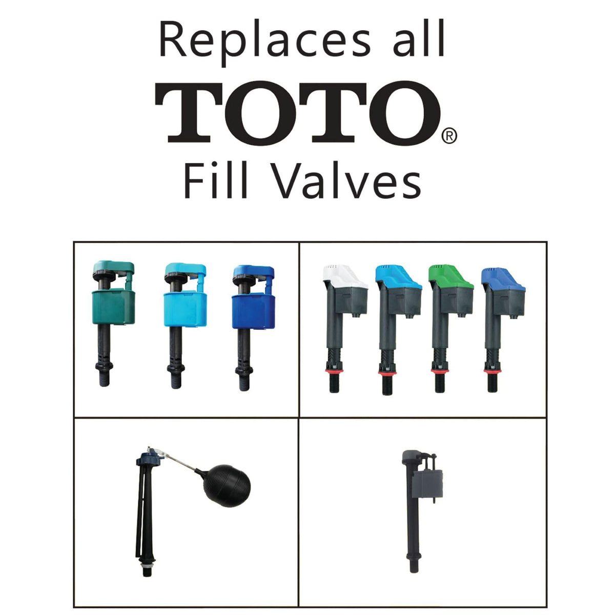 Korky 528T Replacement toto Fill Valve