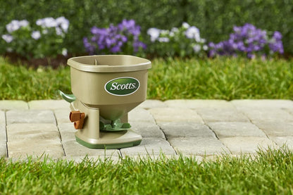 Scotts Whirl Hand Held Spreader - Great for Small Areas - Spreads Grass Seed, Fertilizer, Ice melt - Portable & Easy to Use 🍁 All In One Marketplace Canada