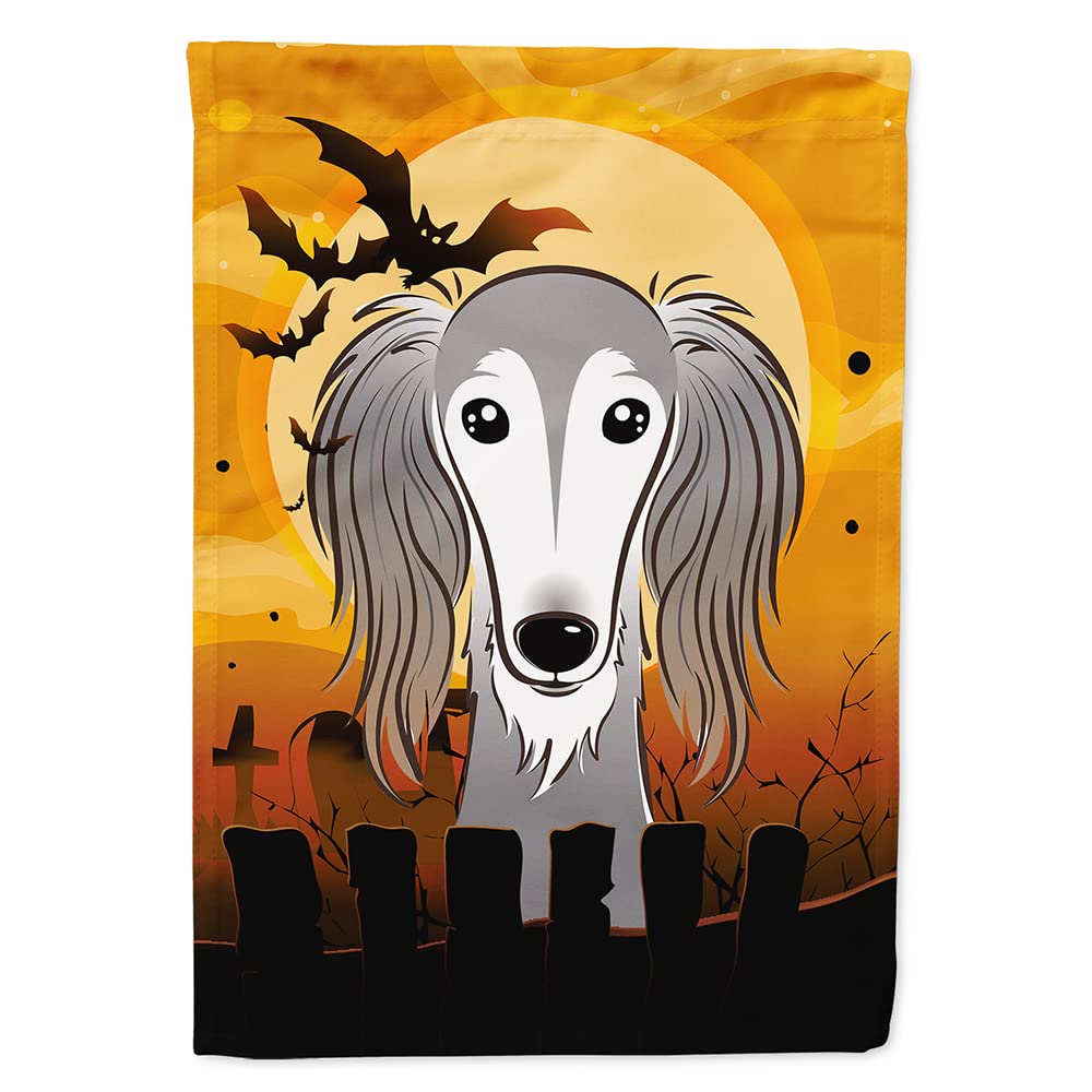 Drapeau de maison en toile Halloween Saluki BB1787CHF de Caroline's Treasures, multicolore, grand