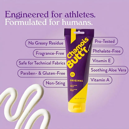 Chamois Butt'r Original Anti-Chafe Cream, 8 ounce tube