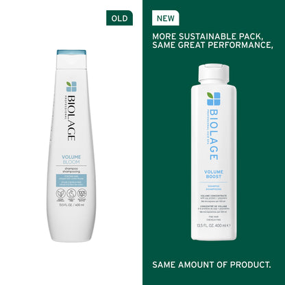 Biolage VolumeBoost Shampoo, Lightweight Volume & Shine, For Fine Hair, Paraben & Silicone-Free, Vegan