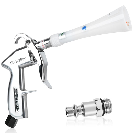 phepetroll Air Blow Gun Car Detailing Dry Cleaning Air Gun with Tapered Nozzle High Pressure Car Cleaning Tool, Car Dryer Air Blower for Car Surfaces Quickly Blasts Dust, Works with Air Compressor - Available at All In One Marketplace Canada