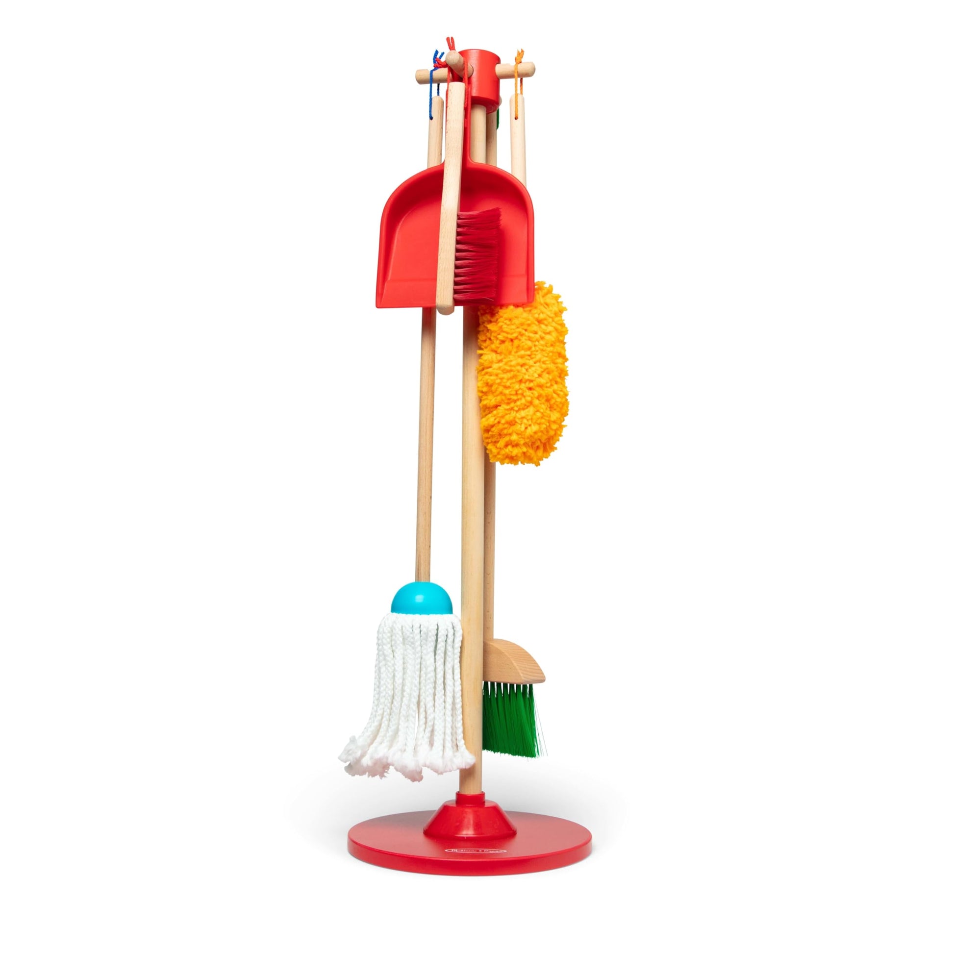 Melissa & Doug Dust Sweep Mop, 6-Pc. Toddler Cleaning Set with Kids Broom & Accessories, Preschool Learning Activities & Kids Toys for Girls & Boys 3+ - Available at All In One Marketplace Canada