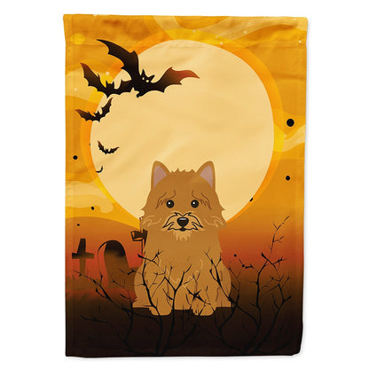 Caroline's Treasures BB4286CHF Halloween Norwich Terrier Canvas House Size Flag, Large, Multicolor