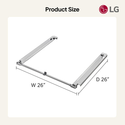 LG KSTK4 Genuine Washer & Dryer Stacking Kit (27") by LG Canada