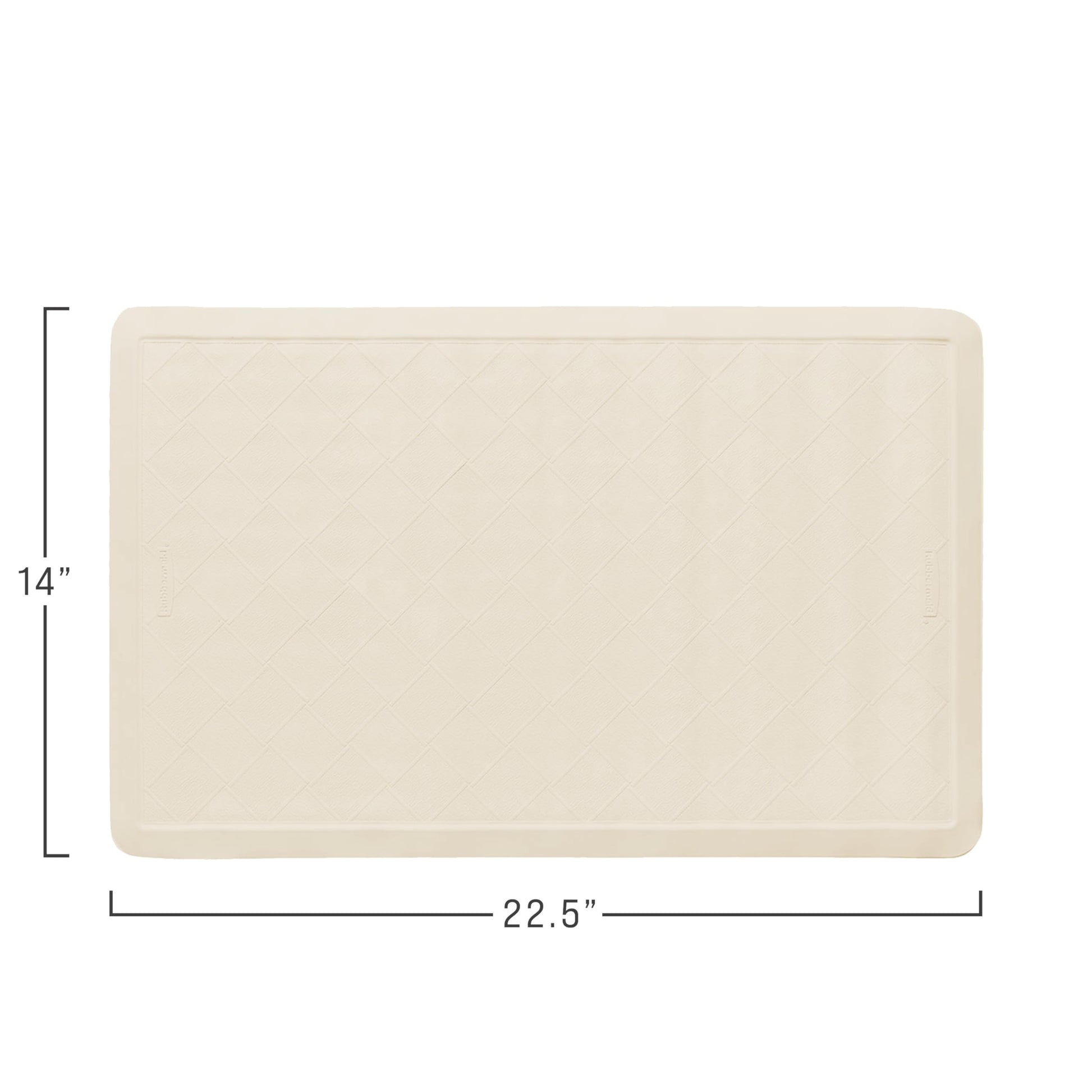 Rubbermaid Commercial Products Bath Tub and Shower Mat | Medium - 14 x 24 in. | White | Machine Washable | Safti-Grip Non-Slip Bathroom Mat with Suction Cups for Home/Hotel/Shower/Bathtub - Available at All In One Marketplace Canada