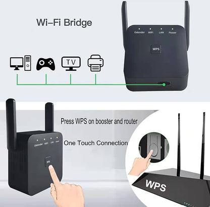 2026 Fastest WiFi Extender, WiFi Repeater, WiFi Booster, Covers Up to 10000 Sq.ft and 60 Devices, Internet Booster - with Ethernet Port, Quick Setup, Home Wireless Signal Booster