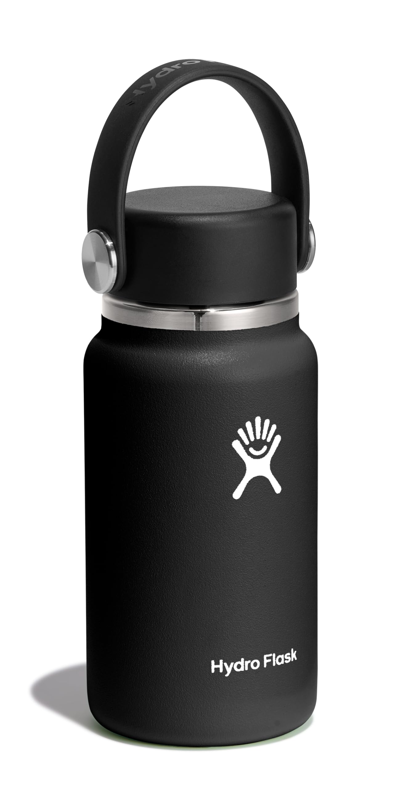 Hydro Flask Micro Bottle - Leak Proof Purse or Pocket Flask - Insulated Mini Water Bottle 6.7 Oz Black 🍁 All In One Marketplace Canada