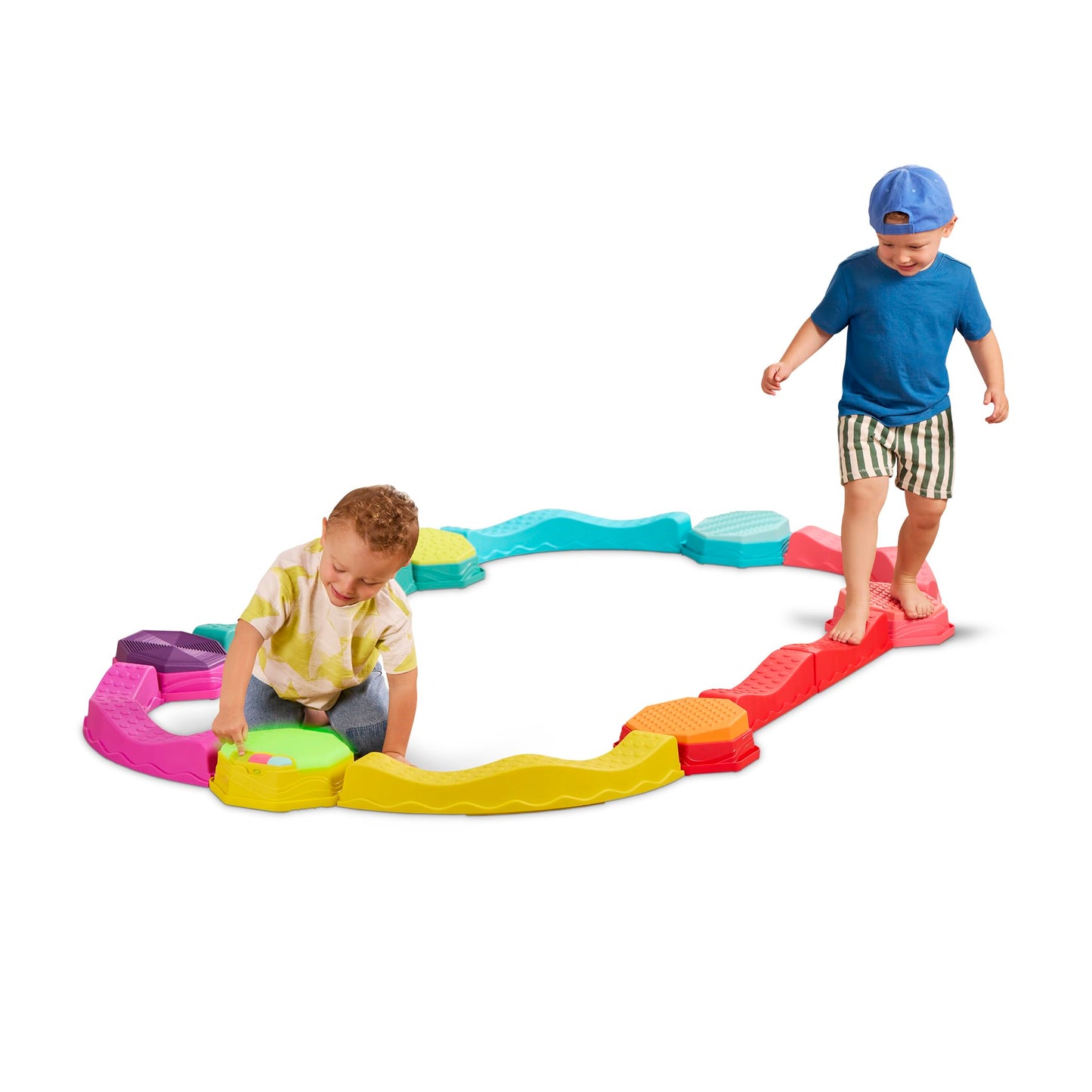 B. toys Balance Beam Set, Musical Wavy Beams & Sensory Stones, Summer 🍁 All In One Marketplace Canada