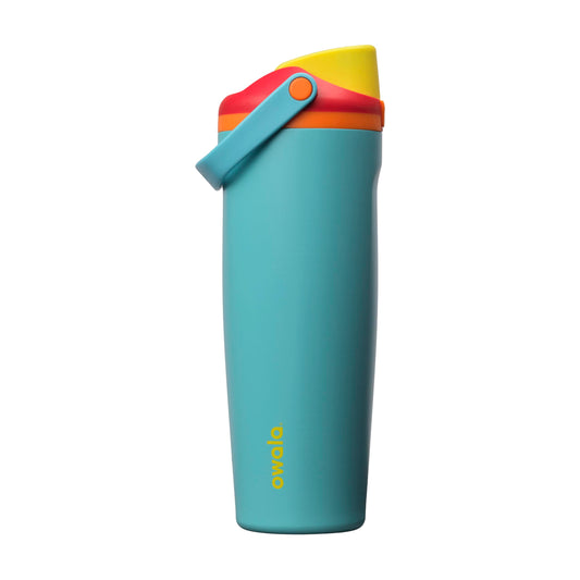 Owala FreeSip Sway Insulated Stainless Steel Water Bottle with Two-Way Spout, Built-In Straw and Bucket Handle, Made for Travel, School, and Sports, 30oz, BPA Free, Leak Proof, Summer Sweetness 🍁 All In One Marketplace Canada