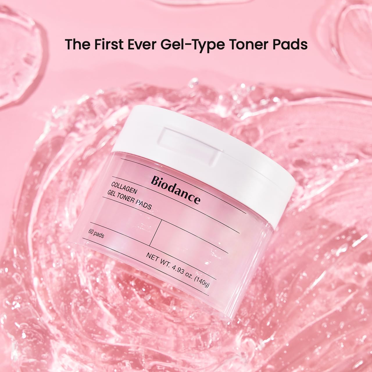 Biodance Collagen Gel Toner Pads | Pore Perfecting, Improving Elasticity, Korean Toner Pads for Sensitive Skin | 4.93 fl.oz.(140g), 60Pads - Available at All In One Marketplace Canada