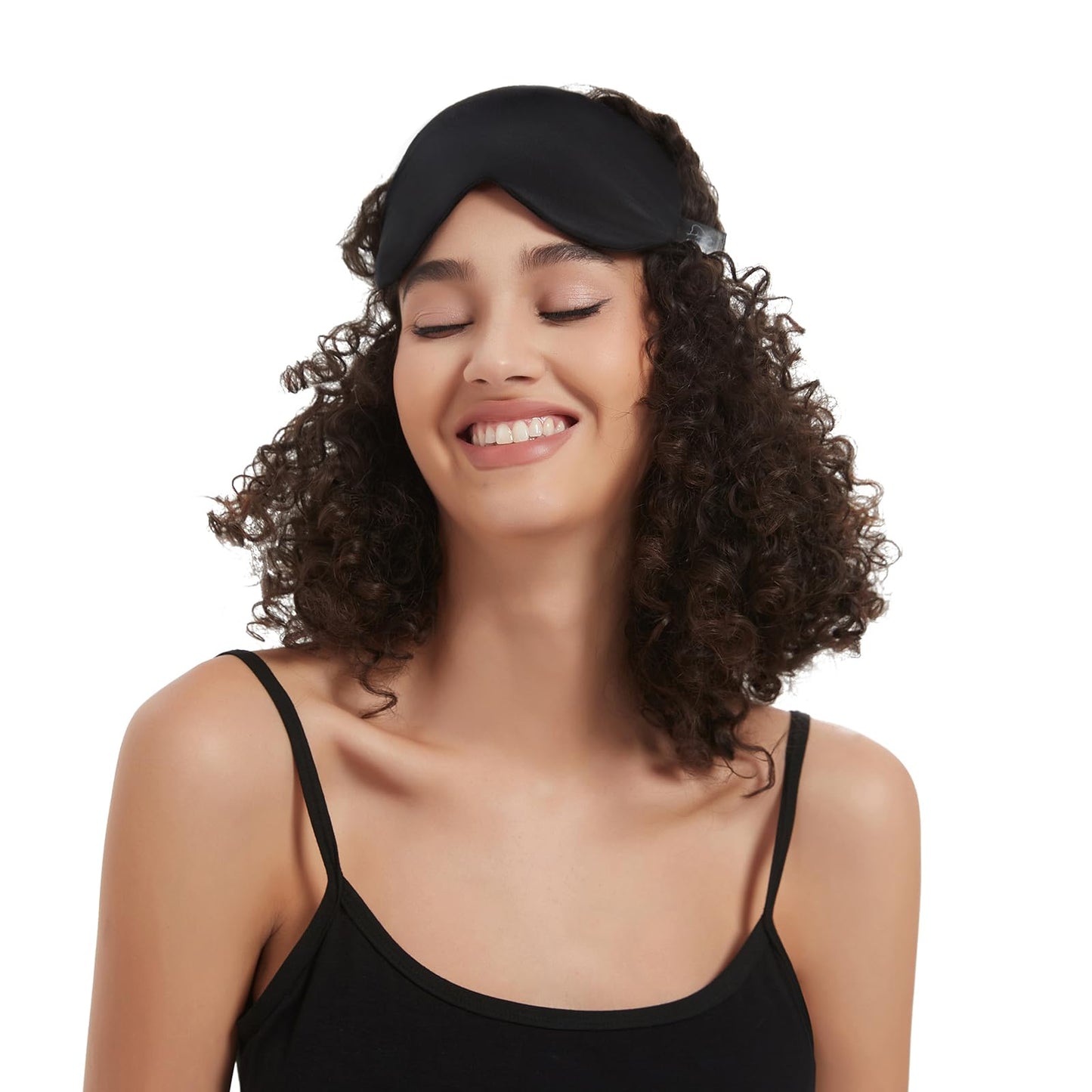 Alaska Bear Natural Silk Sleep Mask, Blindfold, Super Smooth Eye Mask (One Strap) - Available at All In One Marketplace Canada