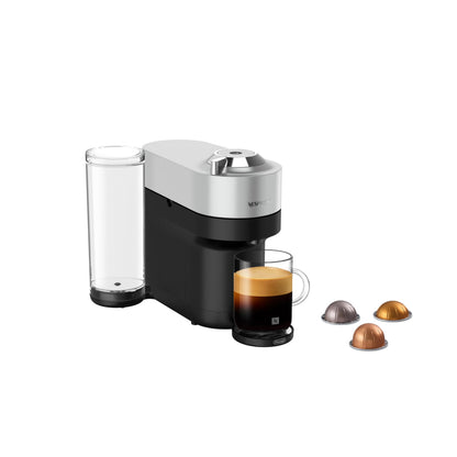 Nespresso Vertuo Pop+ Deluxe Pod Coffee & Espresso Machine Silver