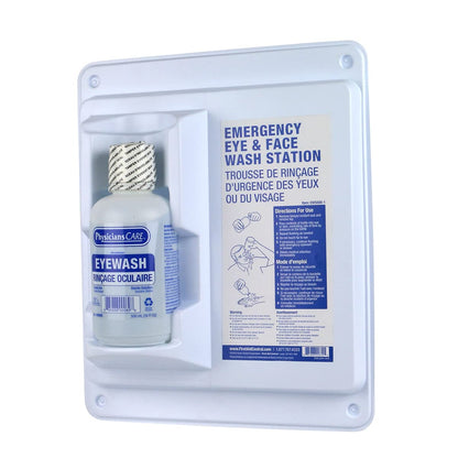 FIRST AID CENTRAL PhysiciansCare 500 ml (16 oz.) Single Bottle Eyewash Wall Station, White 🍁 All In One Marketplace Canada