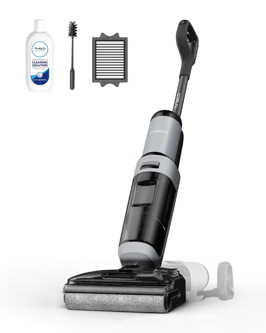 Tineco Floor ONE i5 Stretch Wet Dry Vacuum Cleaner,Vacuum & Mop in One Step,180° Lay-Flat Design,Anti-Tangle Design,Dual-Sided Edge Cleaning,Up to 30* Minutes Runtime,Large-Capacity Water Tanks - Available at All In One Marketplace Canada