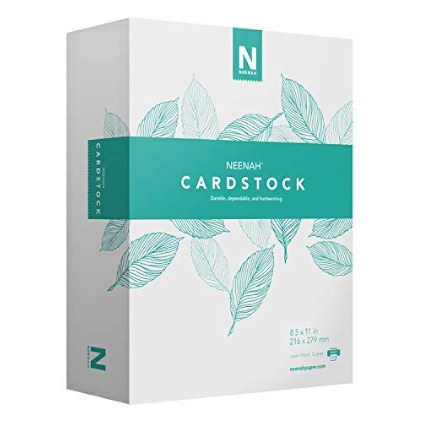 Neenah Vellum Bristol Cardstock, Lightweight, 325 Sheets, 67 lb/147 gsm, 94 Brightness, 8.5" x 11" - MORE SHEETS! (91633) Neenah