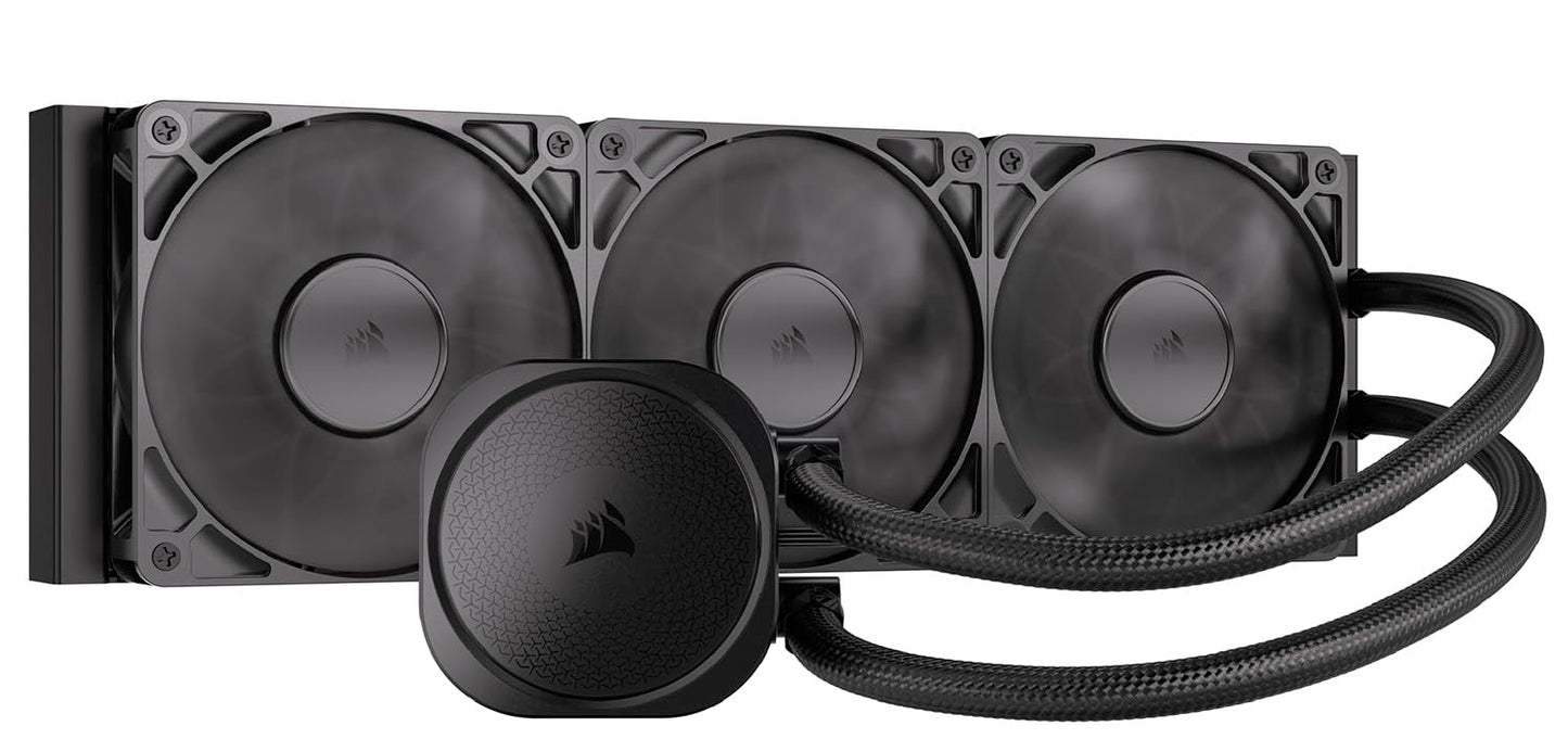 CORSAIR Nautilus 360 RS Liquid CPU Cooler – 360mm AIO – Low-Noise – Direct Motherboard Connection – Daisy-Chain – Intel LGA 1851/1700, AMD AM5/AM4 – 3X RS120 Fans Included – Black 🍁 All In One Marketplace Canada