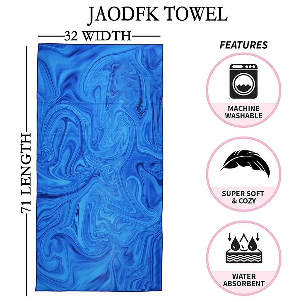 2 Pcs Microfibre Beach Towel 71"X32" Quick Dry Sea Animals Lightweight Sand Free Extra Large Thin Towels Travel Essentials for Adults Womens Swim Bath Accessories Mats Holiday Must Haves 🍁 All In One Marketplace Canada