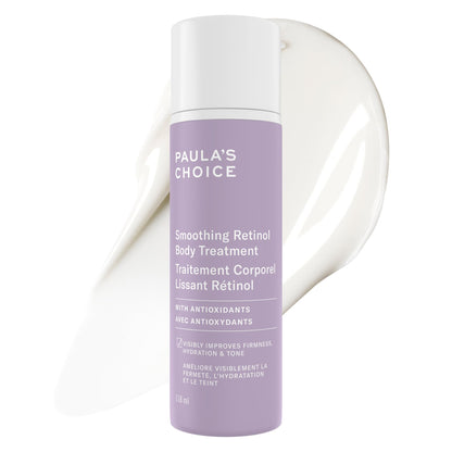 Paula's Choice Retinol Skin-Smoothing Body Treatment, Shea Butter, Vitamin C & E Lotion, Moisturizer for Discolouration, Loss of Firmness, Uneven Tone & Texture, Fragrance-Free, 118 ml - Available at All In One Marketplace Canada