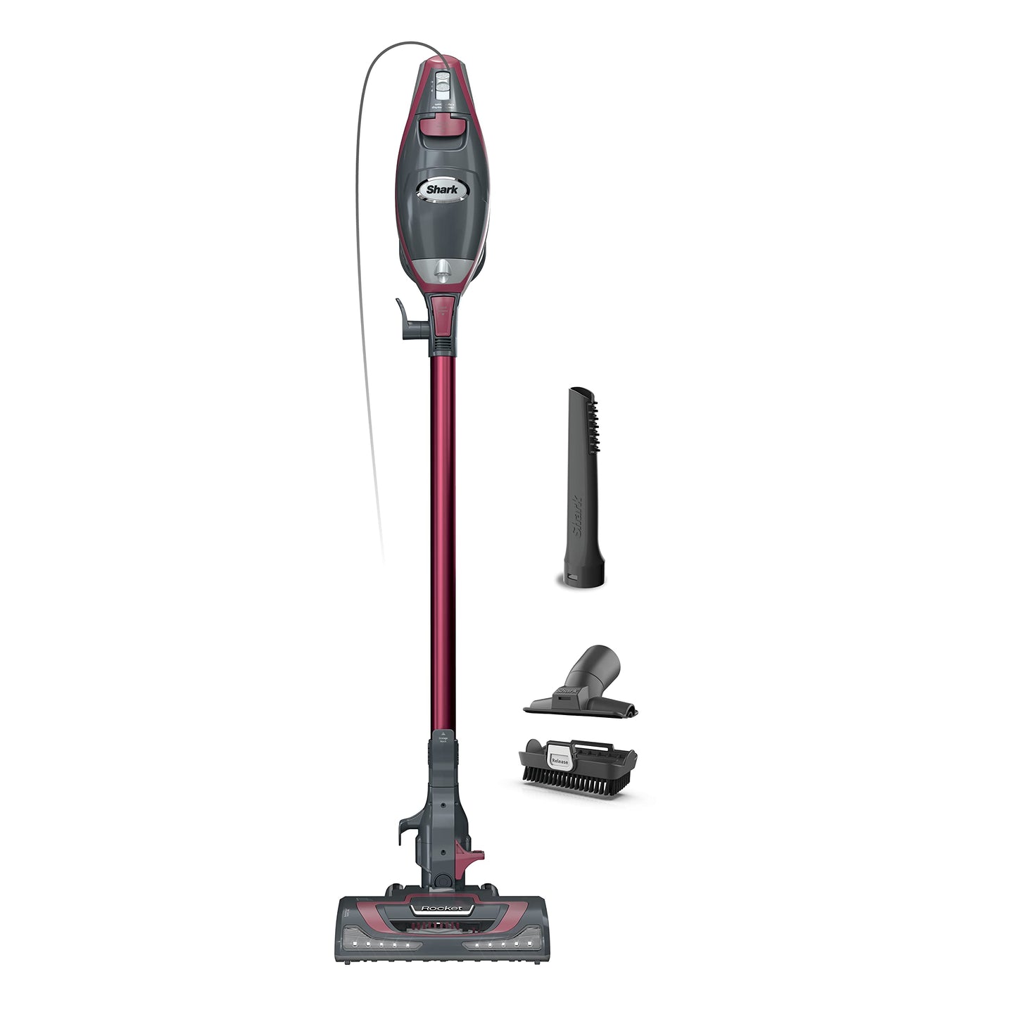 Shark HV370C Rocket Pro Corded Stick Vacuum, Removable Hand Vacuum, Advanced Swivel Steering, XL Cup, Crevice Tool, Upholstery Tool & Anti-Allergen Dust Brush, Comet Red (Canadian Version) 🍁 All In One Marketplace Canada