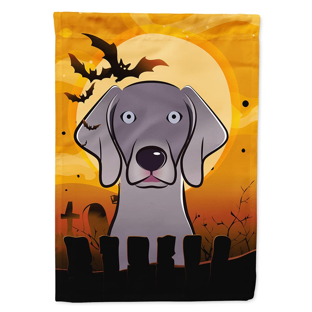 Drapeau de maison en toile Caroline's Treasures BB1789CHF Weimaraner Halloween, multicolore, grand