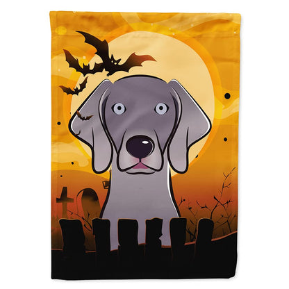 Drapeau de maison en toile Caroline's Treasures BB1789CHF Weimaraner Halloween, multicolore, grand