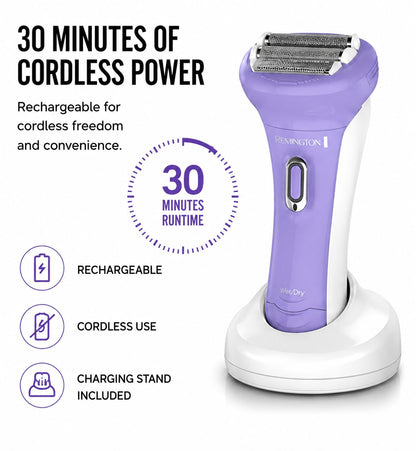 Remington Smooth & Silky Electric Shaver for Women