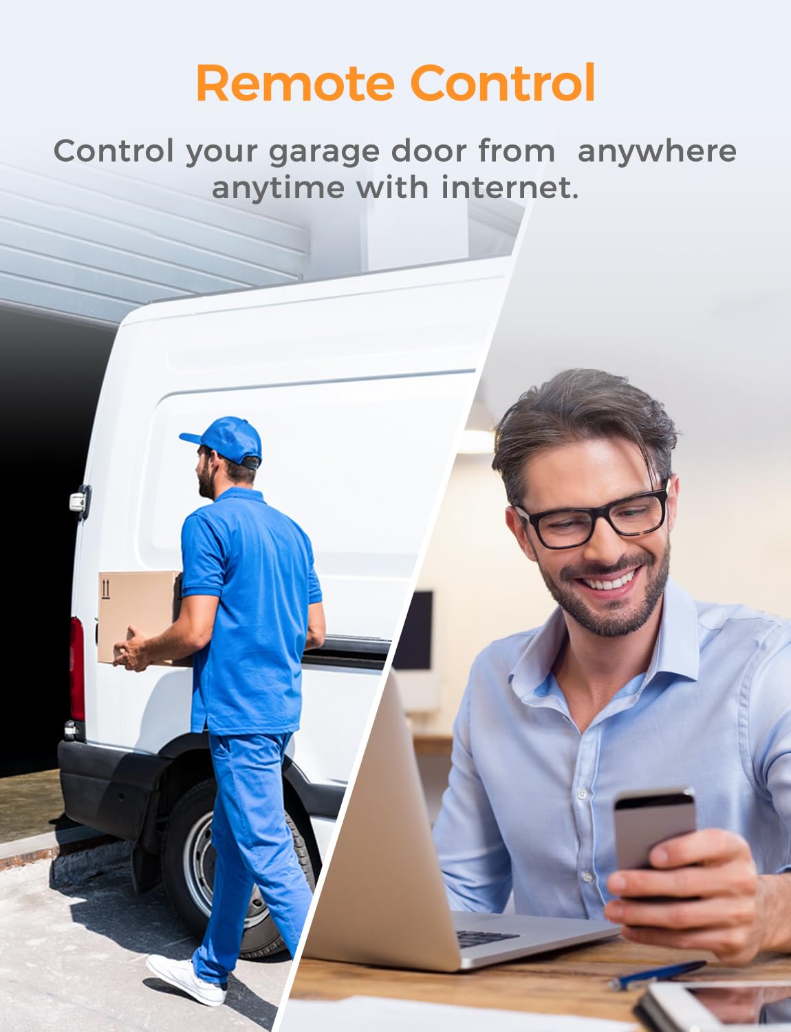 Refoss Smart Wi-Fi Garage Door Opener, Apple HomeKit Supported Refoss